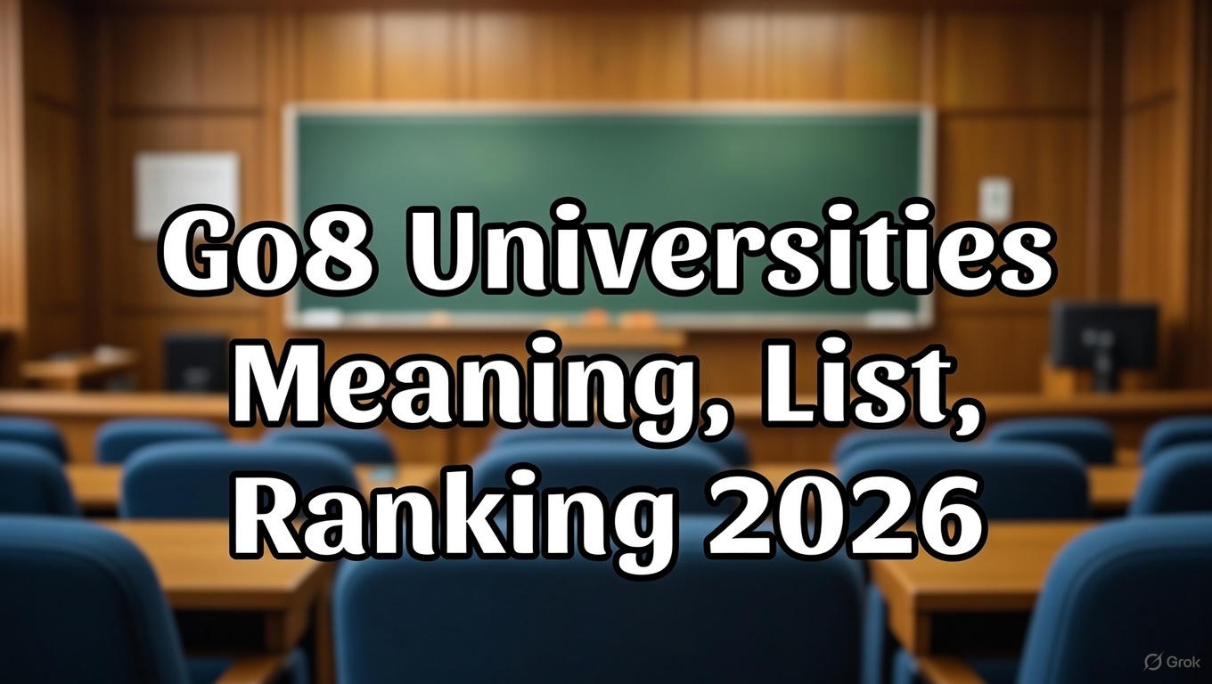 Group of Eight Universities in Australia: Go8 Universities Meaning, List, Ranking 2026